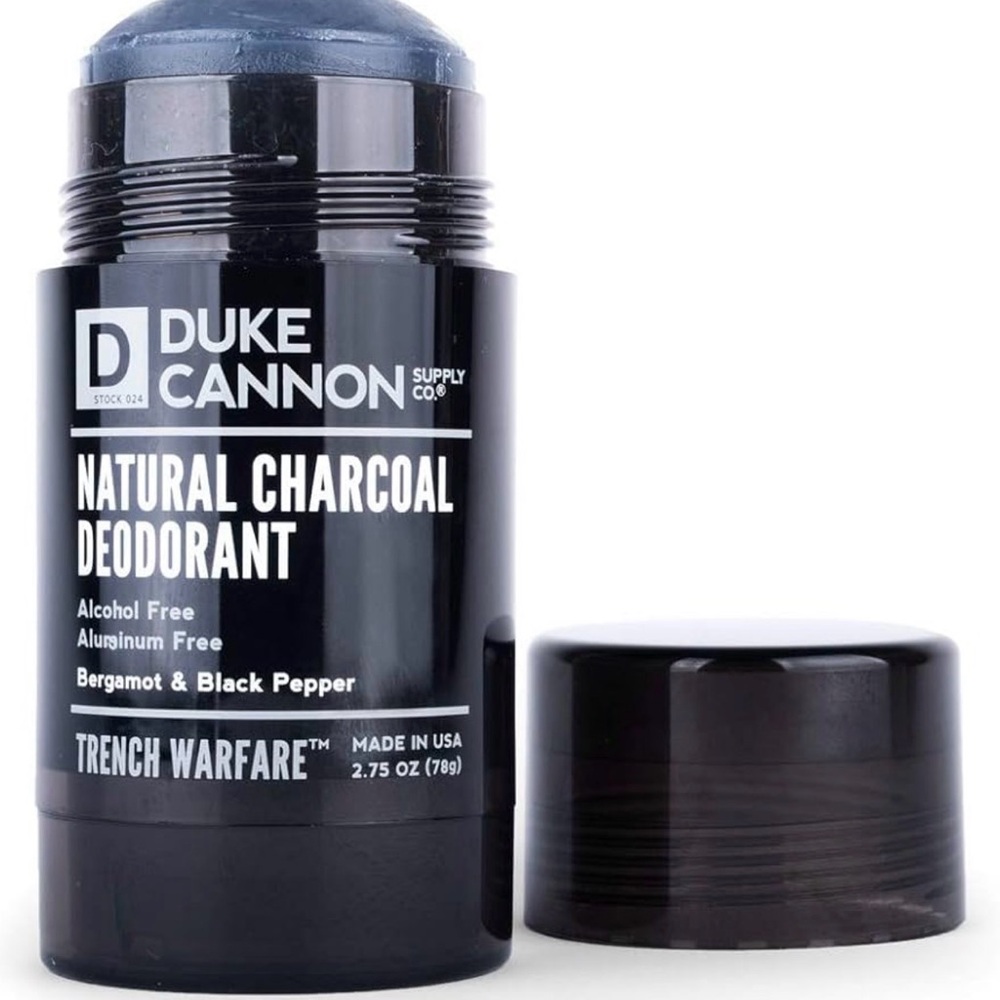 Duke Cannon Natural Charcoal Deodorant - Black